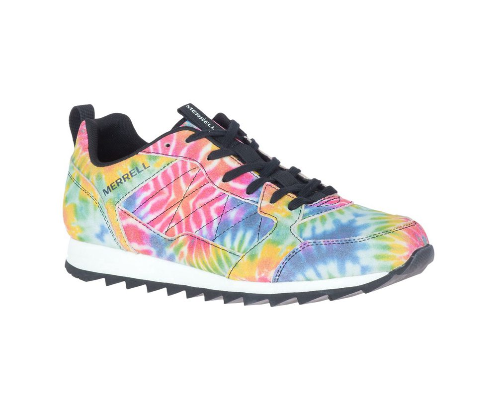 Buty Sportowe Merrell Męskie Kolorowe - Alpine Tie Dye Suede - 691832-EPQ